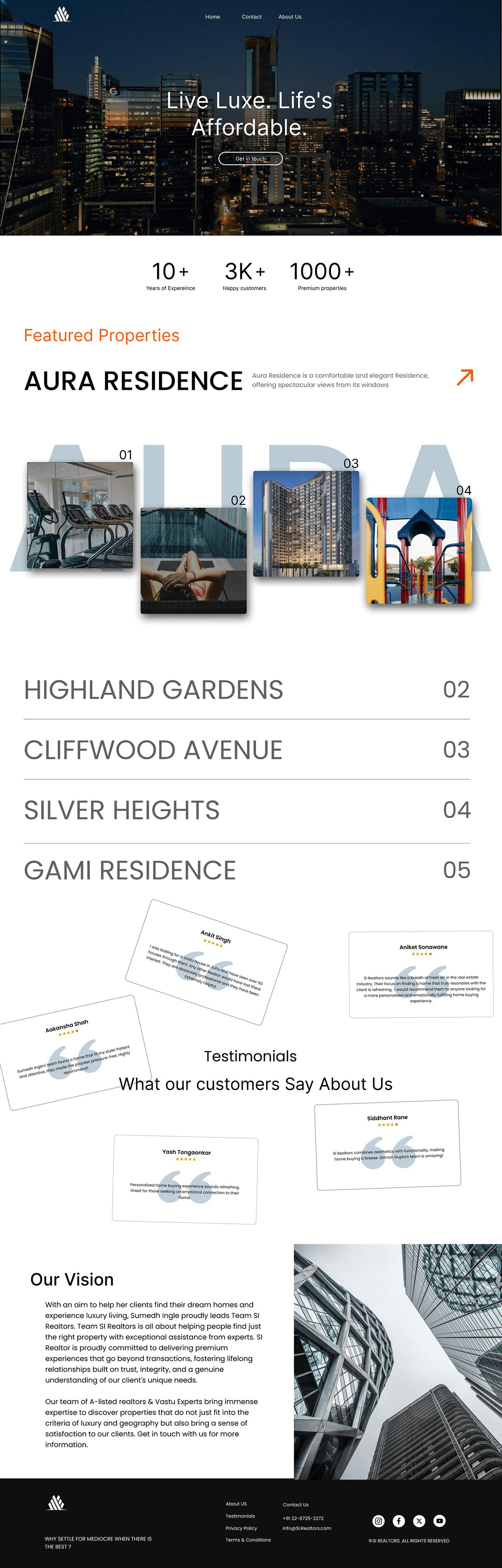 Full homepage