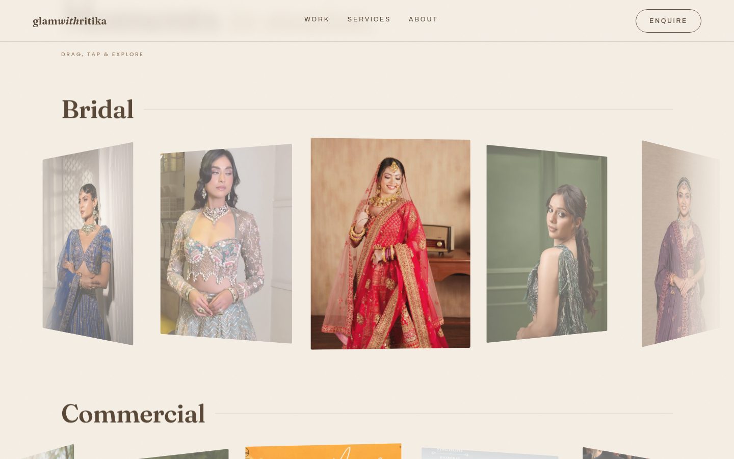 Glam with Ritika: project cover